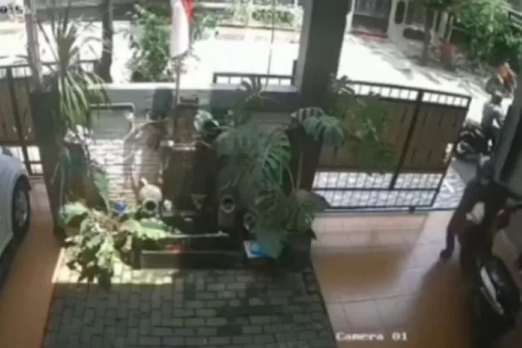 Curanmor Depok Berani Beraksi Siang Bolong, Nekat Bobol Pagar dan Angkat Motor